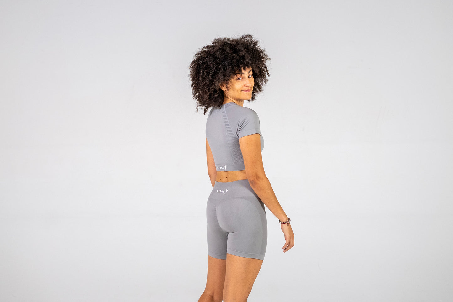 Seamless X Shorts - Grey